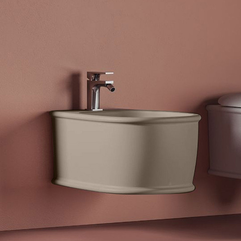 ATB001 41 00 *1 Artceram ATELIER Биде подвесное 52х37см, с 1 отв под смеситель, цвет: matera