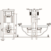 Abber AC0106 Инсталляция двойная самонесущая Abber AC0106 для двух подвесных унитазов