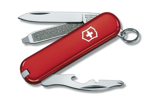 Нож-брелок Victorinox Rally, 58 mm, 9 функций, Red (0.6163)