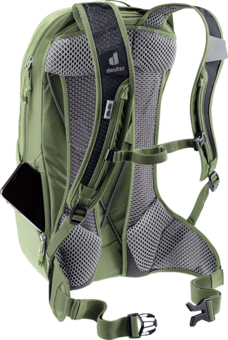 Картинка рюкзак велосипедный Deuter Race Air 10 Mineral/Grove - 8