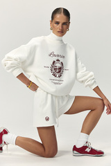 Шорты с принтом Белый