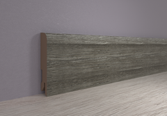 Плинтус МДФ ламинированный Лука Пл 80 МДФ.2400.24050 дуб винтаж графит 16x80х2400 мм