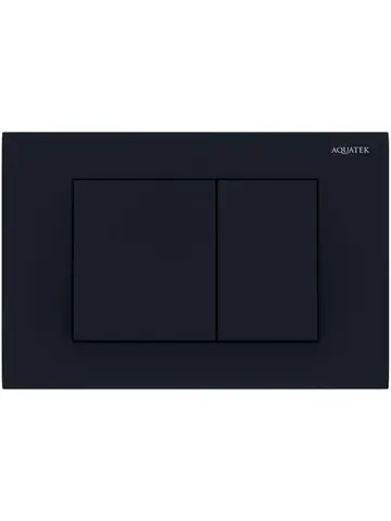 Aquatek PNS-0000005 PNS-0000005 (001DQ) Панель смыва Черная матовая для INSP-0000001 Pneumo S (клавиши квадрат)