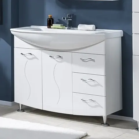 Aquanet 212600 Тумба с раковиной Aquanet Моника 105 белый (212600)