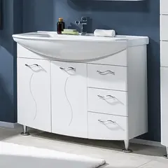 Aquanet 212600 Тумба с раковиной Aquanet Моника 105 белый (212600) фото