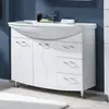 Aquanet 212600 Тумба с раковиной Aquanet Моника 105 белый (212600)