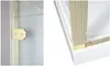 Aquanet 184916 Компл.2 - NBB1221-1 R Душевая шторка BETA CUBE CLASSIK(900 х 900 х2000) золото,стекло прозрачное 8 мм (184916)
