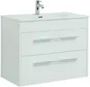 Aquanet 281159 Набор мебели Августа 80 (Flat) цв.белый глянец (281159)
