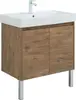 Aquanet 302528 Тумба с раковиной Nova Lite 75 2 дв. цв. дуб рустикальный (302528)