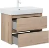 Aquanet 287902 Компл.2 - Тумба Nova Lite 75 2 ящ. цв. дуб крафт (287902)