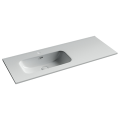 Ceramica Nova CN7006L Раковина накладная мебельная Element, чаша слева 1210x465x180, белый фото