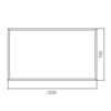 Зеркало с подсветкой ART&MAX Aversa AM-Ave-1200-700-DS-F