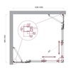 BelBagno LUCE-AH-22-105/100-C-Cr LUCE-AH-22-105/100-C-Cr Душевой уголок