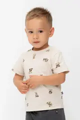 фуфайка  для мальчика  КР 302537/бежевый,сафари к542
