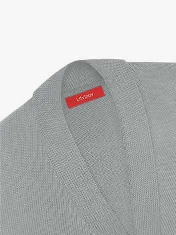 Кардиган с пуговицами из мягкой шерсти