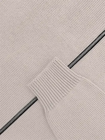 Толстовка на замке из шелка