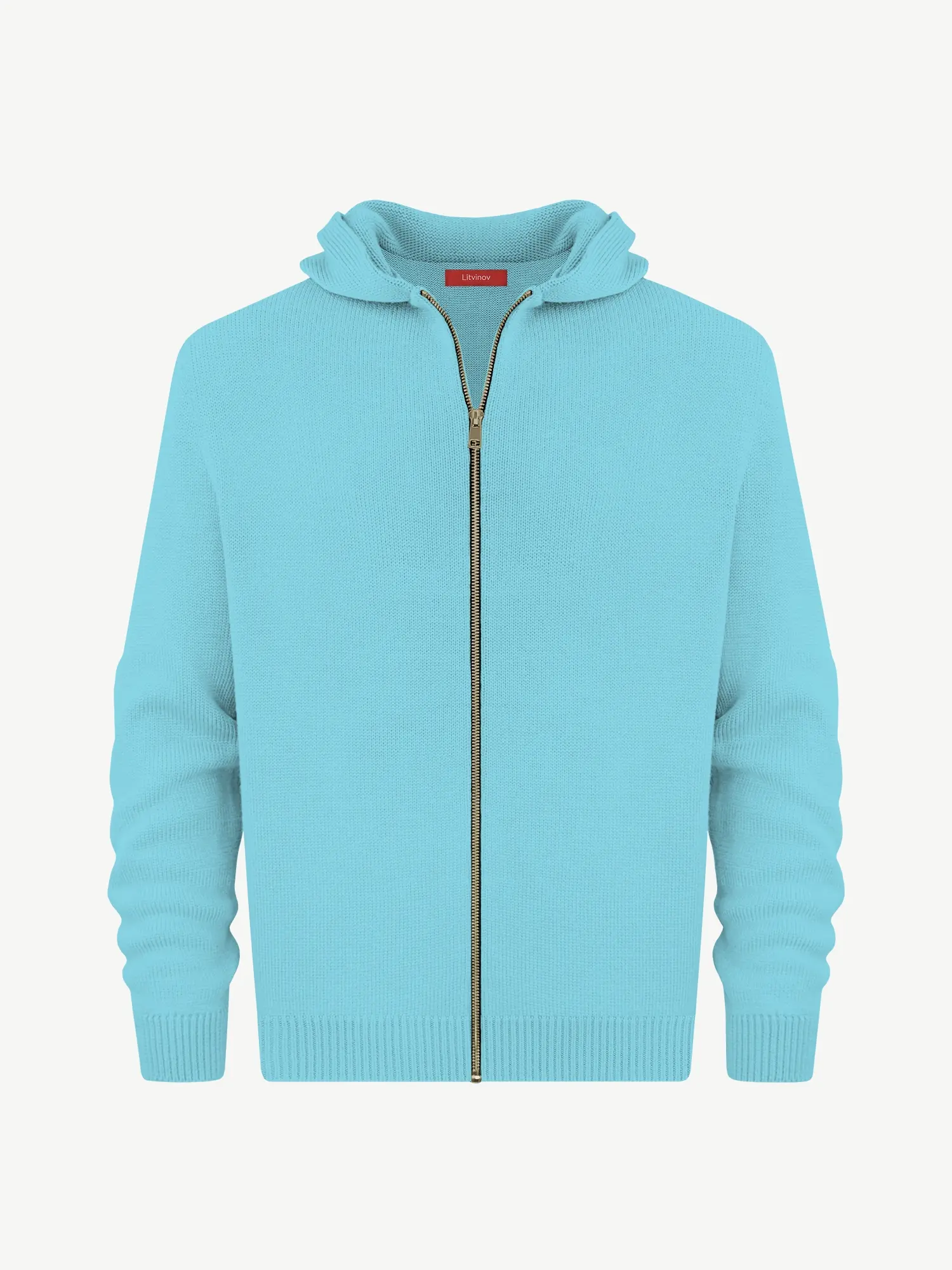 Толстовка на замке из шелка