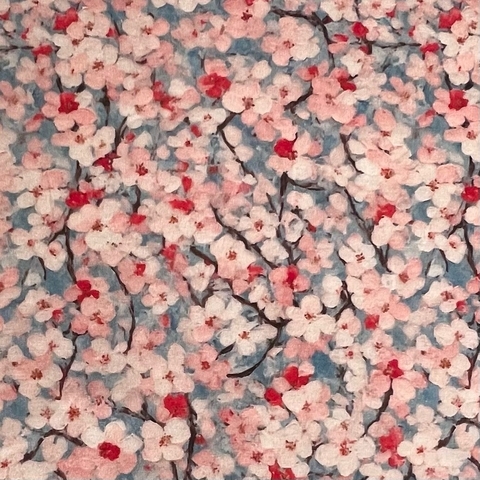 ЦВЕТУЩАЯ ВИШНЯ - 100% хлопок