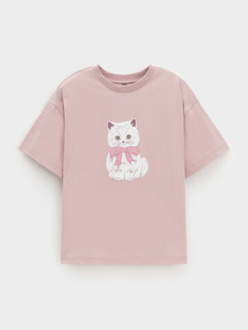 фуфайка  для девочки  КР 302809/розовый лед к577