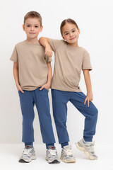 фуфайка  для мальчика  К 302125/темно-бежевый