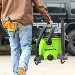 Пылесос строительный Greenworks G120WDV 220V 1200 Вт электрический