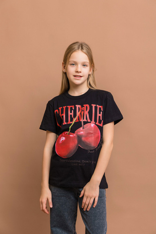 092_БК25 Футболка кор.рукав, чёрный