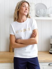 Футболка из 100% хлопка с авторским принтом  D49.092 (120155)