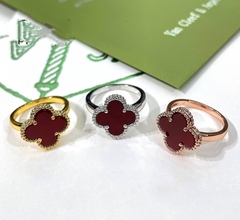 Кольцо Trendy клевер один мотив