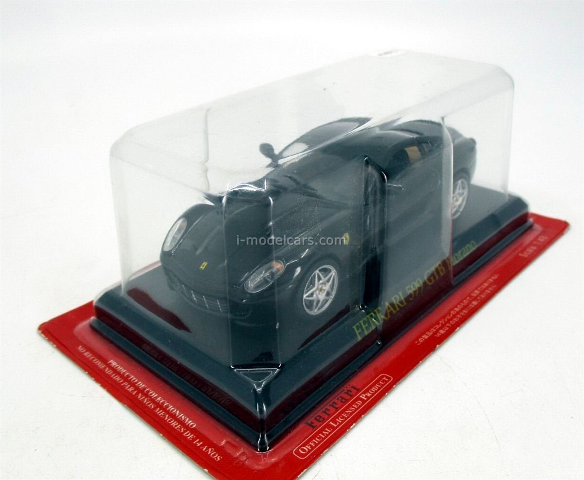 京商　Ferrari 599 GTB Fiorano 1/43 スケール MODEL CARS Ferrari 599 GTB Fiorano black 1:43 Eaglemoss Ferrari