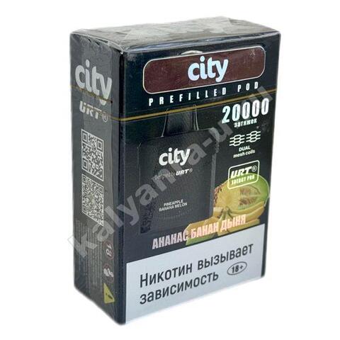 Картридж City Energy Pro URT - Ананас Банан Дыня 20000 затяжек