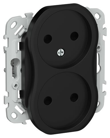 FLITE Роз. 2-я без з/к/ш б/к 10А РС02-1-ФлЧ чер. IEK