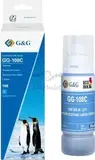 Совместимые чернила G&G GG-108C (C13T09C24A / 108C) для Epson Ecotank L8050, L18050, 70 мл, голубой