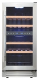 Винный шкаф Cellar Private CP027-2T серебристая дверь
