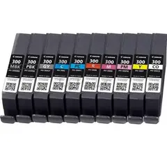 Canon - 4192C008 - PFI-300 Multipack of 10 x Ink Cartridges