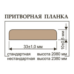 Купить Притворная планка массив ольхи Ока