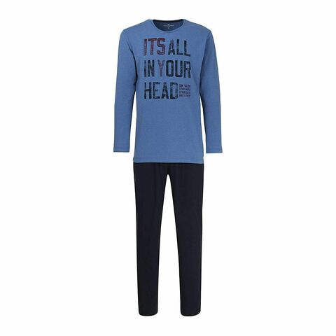 Мужская пижама со штанами синяя Tom Tailor 071097/5609 621