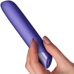 Фиолетовый классический вибратор Very Peri - 16 см. - 