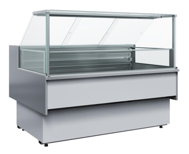 Витрина морозильная POLUS GC110 SL 0,94-1 (с боковинами) (0011-9006)