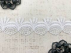 Кружево плетёное, ш. 3,5 см, белый