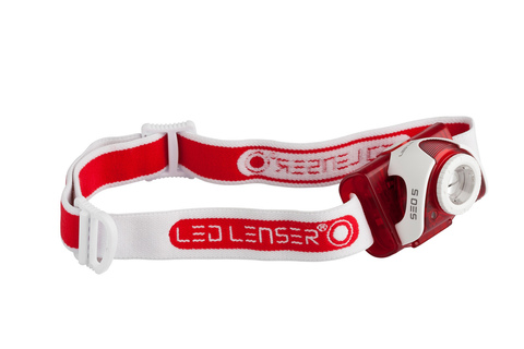 Фонарь светодиодный налобный Led Lenser SEO5 (Красный)
