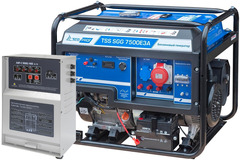 Бензиновый генератор трехфазный TSS SGG 7500E3A - [7.5 кВт / 13.5 А] с блоком АВР