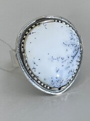 Агат 84 (кольцо из серебра )