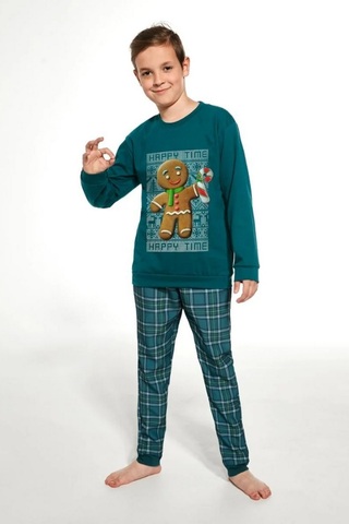 Пижама для мальчиков со штанами CORNETTE 593/966 COOKIE 4_Зеленый