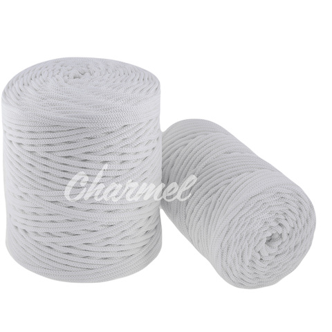 White polyester cord 4 mm