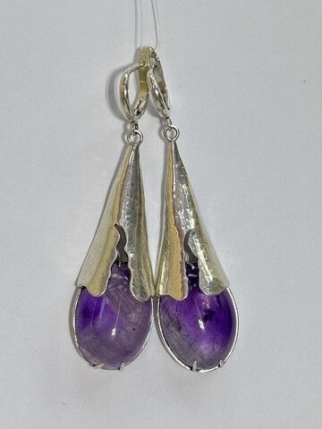 Сива (серьги  из серебра)