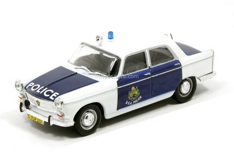 Peugeot 404 British Police South Africa 1:43 DeAgostini World's Police Car #47