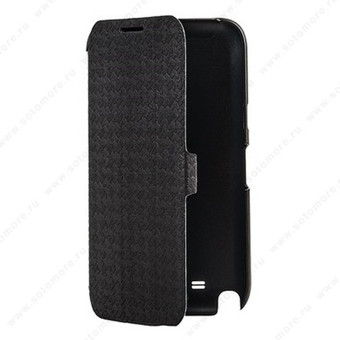 Чехол-книжка Yoobao для Samsung Galaxy Note 2 N7100 - Yoobao Fashion Leather Case (British style pattern) Black