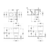 Duravit Darling  Бачок 40,5х16 мм, подключение снизу, с механизмом двойного смыва, кнопка хром, цвет белый, 931100005