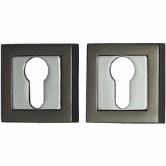 Накладки под цилиндр Bravo A/Z-2CL BN/C Черный никель/Хром