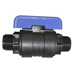 Кран шаровой компрессионный Valfex DN-26 PN-16, G-1''x3/4'', НР-НР